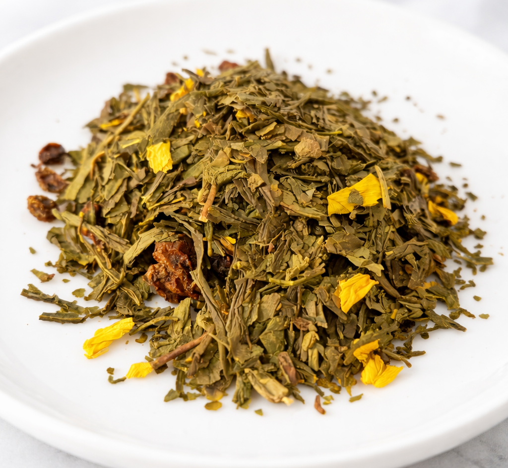 Grüner Tee "Sanddorn" Bio