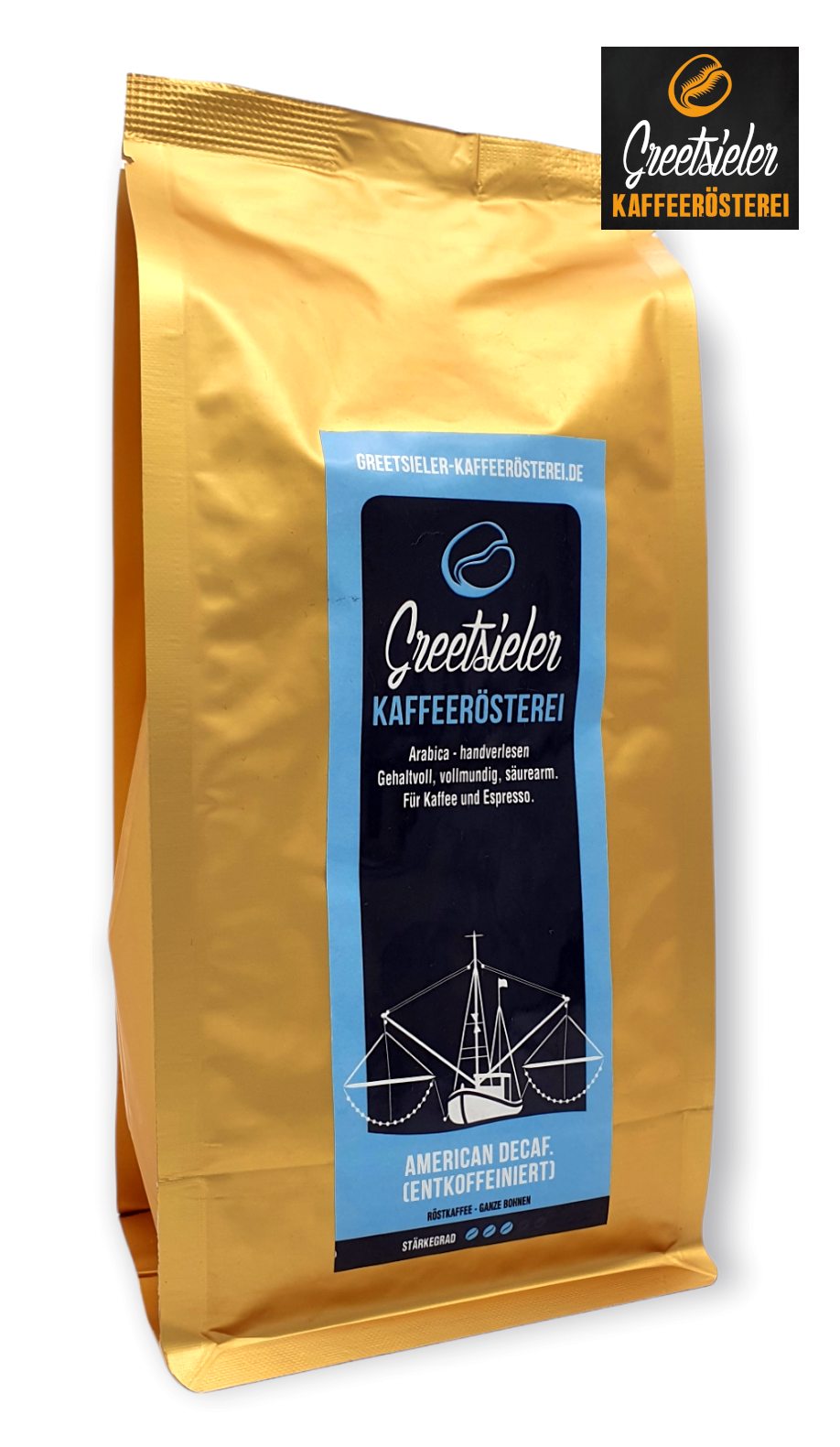 Greetsieler American Decaf Kaffee (coffeinfrei) 500g