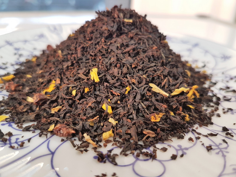 Ostfriesischer Sanddorn-Sahnetee