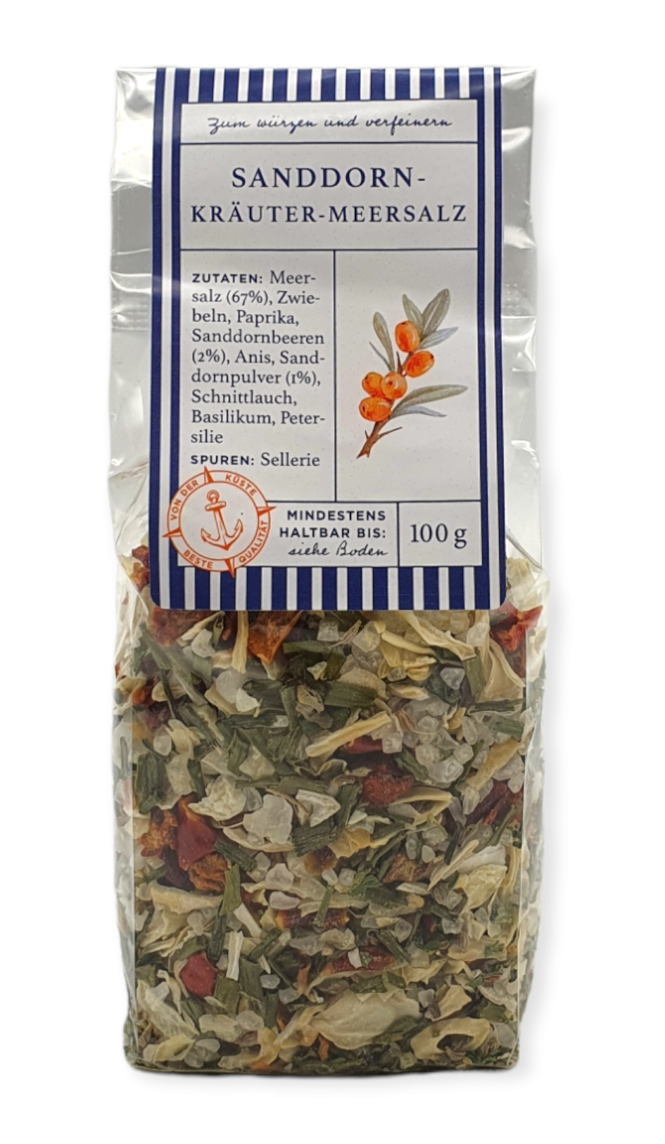 Sanddorn - Kräuter - Meersalz 100g