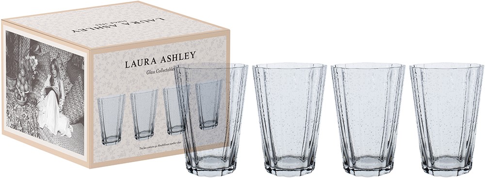 Laura Ashley Glass Collectables - 4 Longdrinkgl